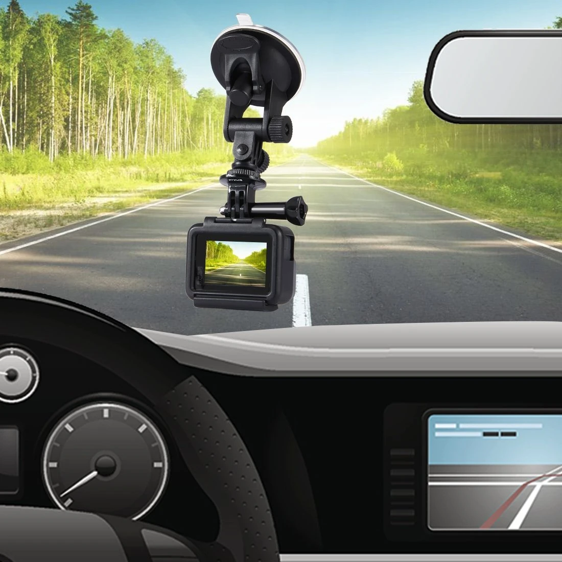 Puluz Automobilio laikiklis Pulse skirtas GOPRO Hero DJI Osmo Action aprašymas - Prekės nuotrauka Puluz Automobilio laikiklis Pulse skirtas GOPRO Hero DJI Osmo Action aprašymas - Prekės nuotrauka