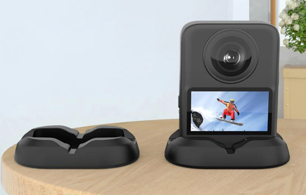 PULUZ DJI Osmo 360 silicone stand (juodas) aprašymas - Prekės nuotrauka