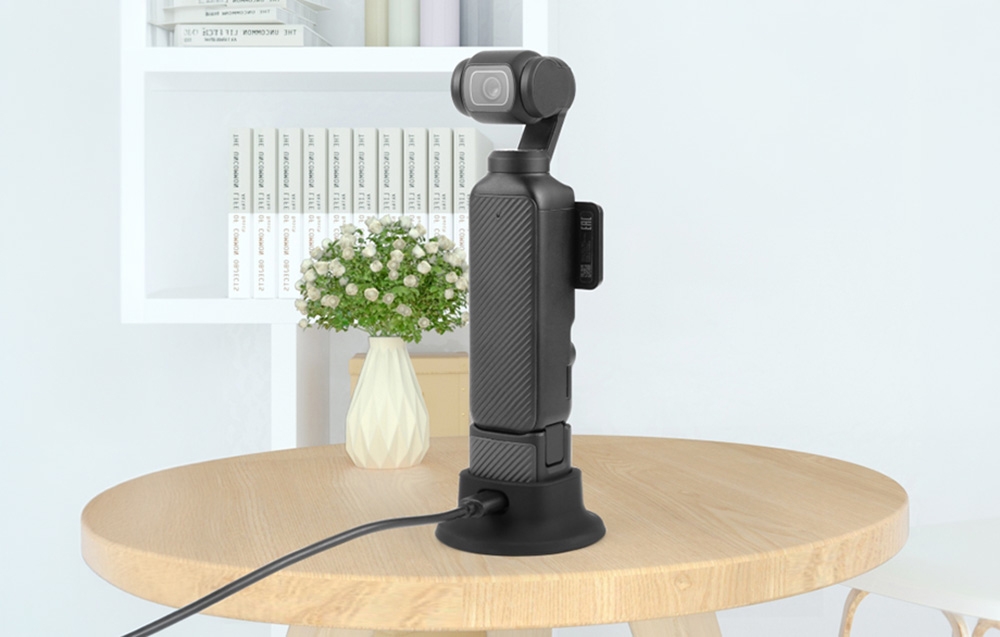 Puluz Docking Station for DJI Osmo Pocket 3 (Juodas) aprašymas - Prekės nuotrauka