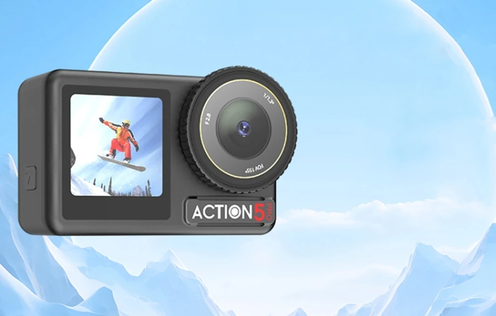 PULUZ Gimbal for DJI Osmo Action 5 Pro / 4 / 3 (juodas) aprašymas - Prekės nuotrauka