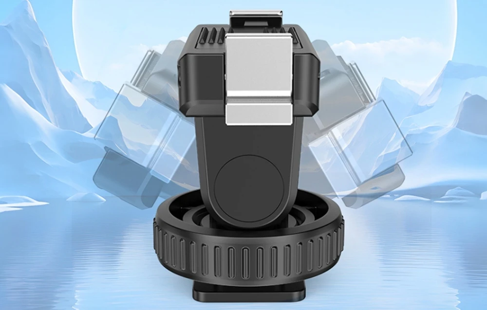PULUZ Gimbal for DJI Osmo Action 5 Pro / 4 / 3 (juodas) aprašymas - Prekės nuotrauka
