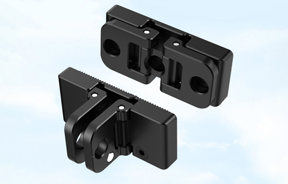 PULUZ holder for Insta360 X4 juodos spalvos aprašymas - Prekės nuotrauka