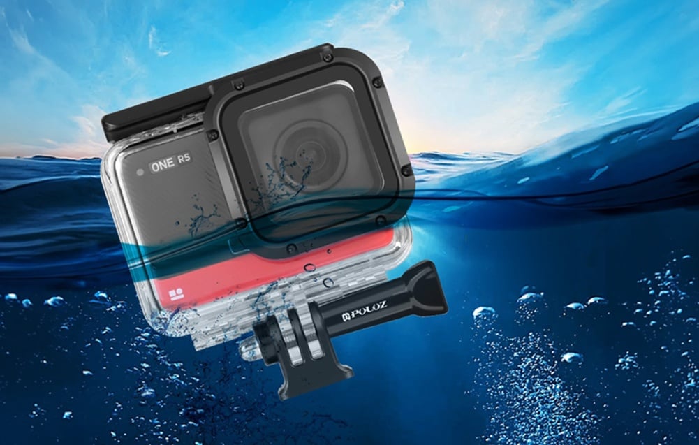 Puluz Insta360 One RS 4K Edition vandeniui atsparus dėklas aprašymas - Prekės nuotrauka