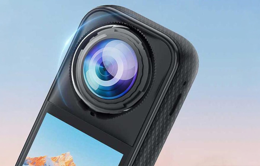 Puluz objektyvo dangtelis, skirtas Insta360 X5 (skaidrus) aprašymas - Prekės nuotrauka