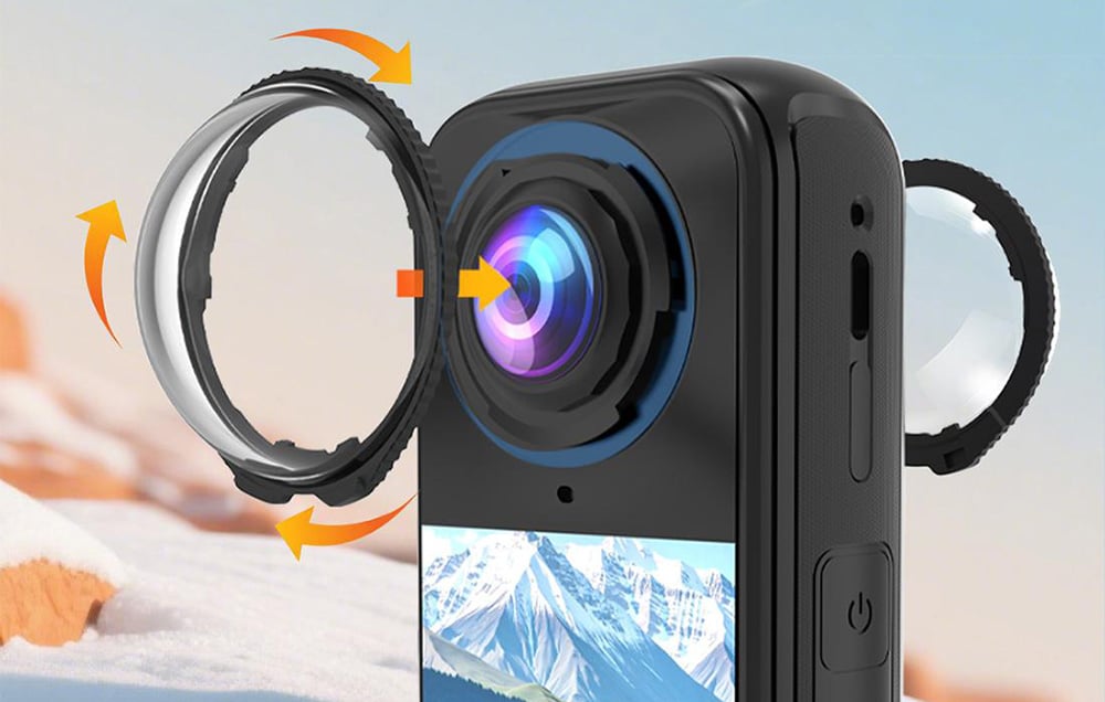 Puluz lens protector for Insta360 X4 Air (Tempered glass) aprašymas - Prekės nuotrauka