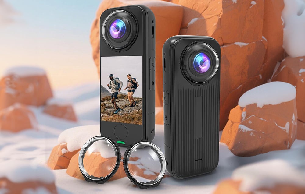 Puluz lens protector for Insta360 X4 Air (Tempered glass) aprašymas - Prekės nuotrauka