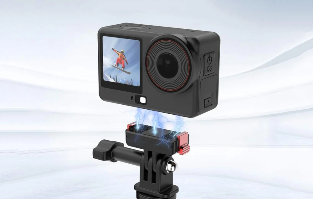 „Puluz“ magnetinis adapteris su greito atlaisvinimo funkcija, skirtas „DJI Osmo Action 6“ / „Nano“ aprašymas - Prekės nuotrauka