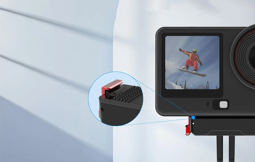 „Puluz“ magnetinis adapteris su greito atlaisvinimo funkcija, skirtas „DJI Osmo Action 6“ / „Nano“ aprašymas - Prekės nuotrauka