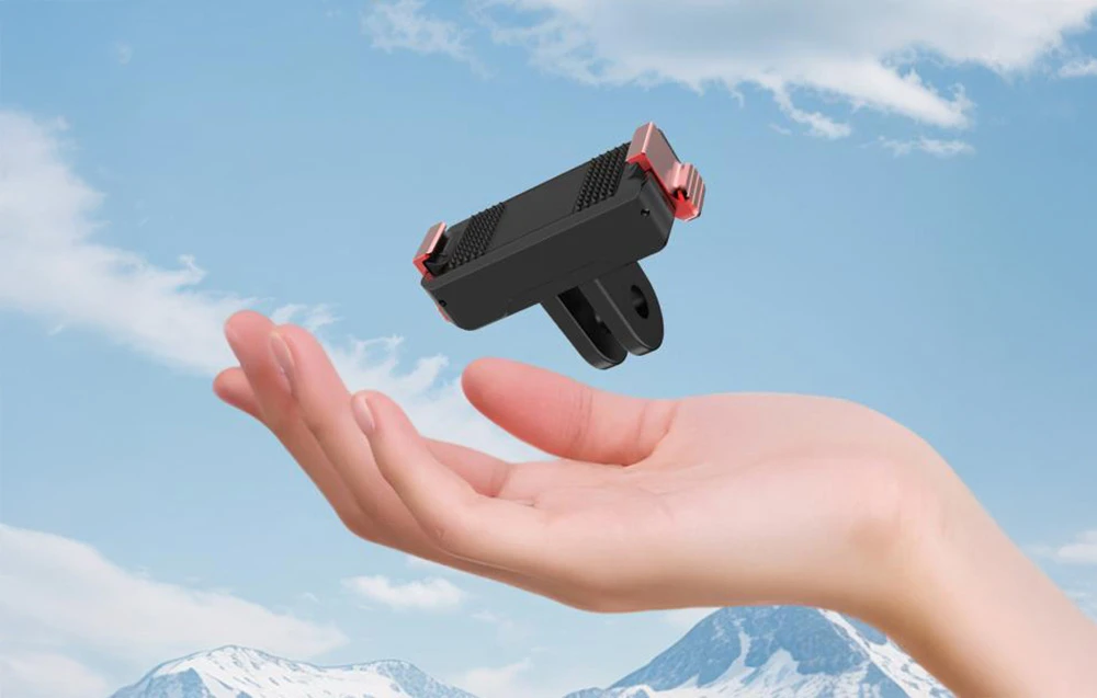„Puluz“ magnetinis adapteris su greito atlaisvinimo funkcija, skirtas „DJI Osmo Action 6“ / „Nano“ aprašymas - Prekės nuotrauka