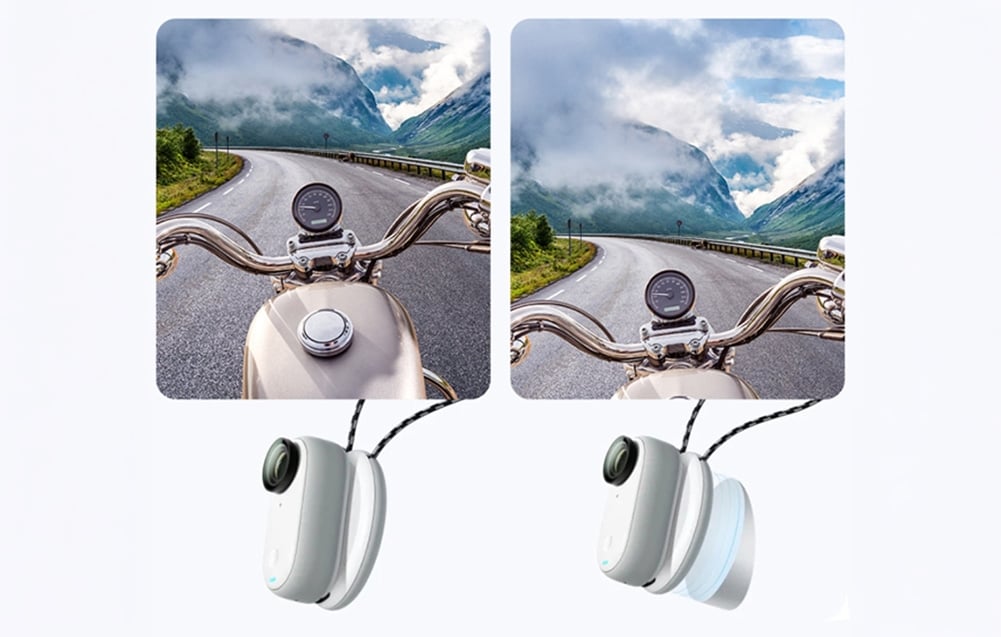 Puluz magnetinis laikiklis, skirtas Insta360 GO 3/GO 3S (baltas) aprašymas - Prekės nuotrauka