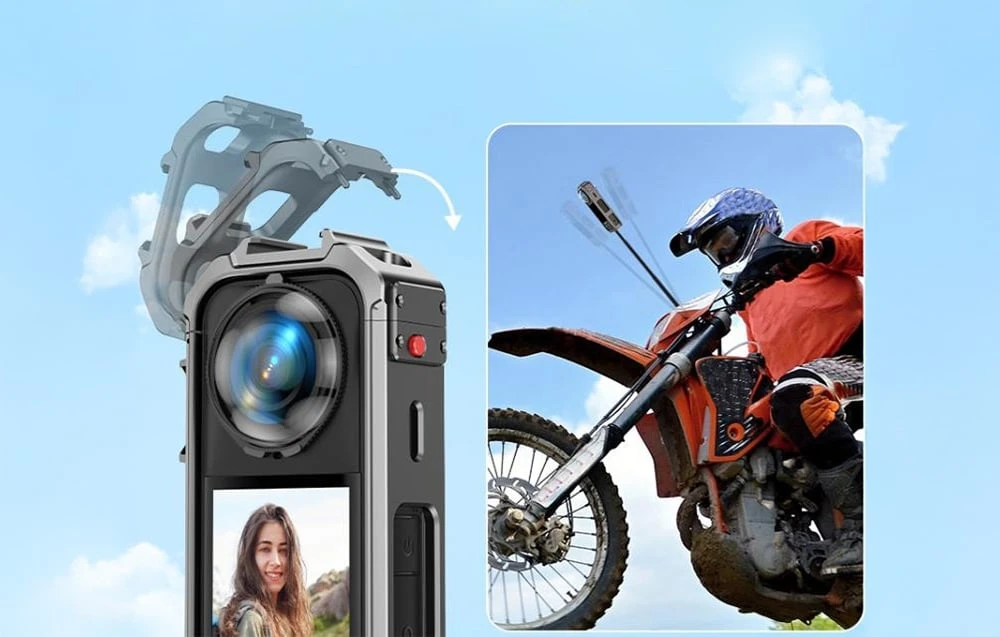 PULUZ metalinis apsauginis dėklas, skirtas „Insta360 X5“ aprašymas - Prekės nuotrauka