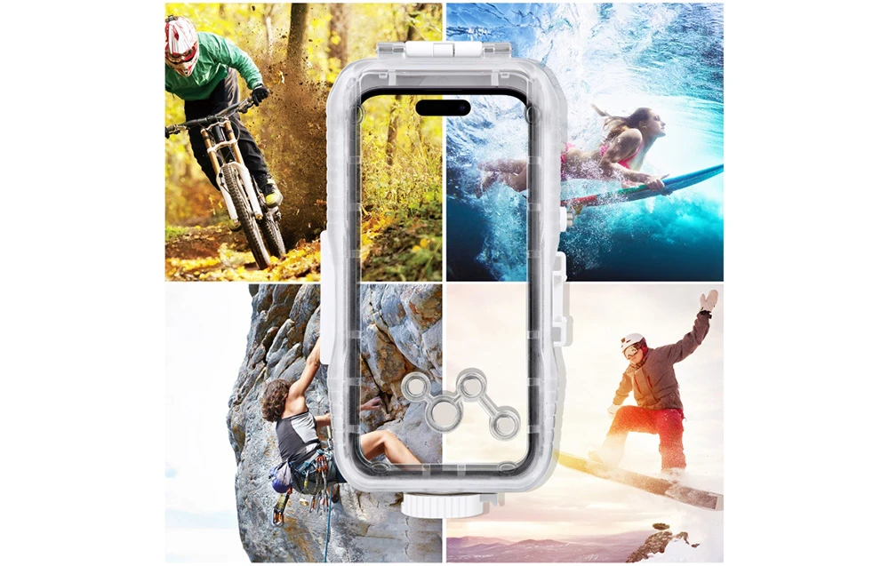 Plastikinis vandeniui atsparus telefono dėklas Puluz skirtas iPhone 14 Plus/Pro Max/13 Pro Max/12 Pro Max/11 Pro Max (baltas) aprašymas - Prekės nuotrauka Plastikinis vandeniui atsparus telefono dėklas Puluz skirtas iPhone 14 Plus/Pro Max/13 Pro Max/12 Pro Max/11 Pro Max (baltas) aprašymas - Prekės nuotrauka