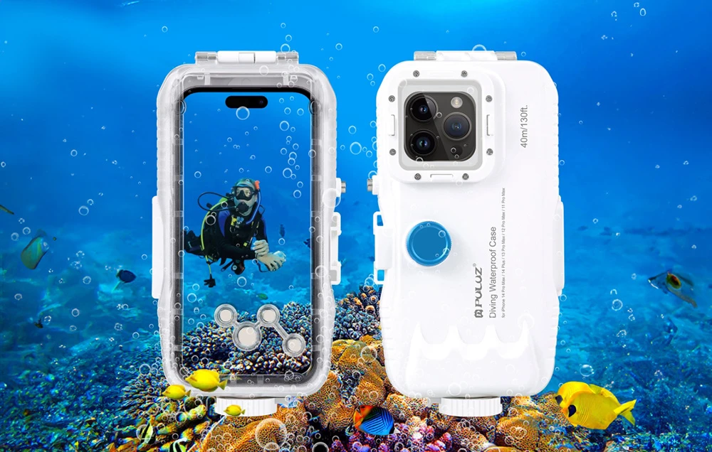 Plastikinis vandeniui atsparus telefono dėklas Puluz skirtas iPhone 14 Plus/Pro Max/13 Pro Max/12 Pro Max/11 Pro Max (baltas) aprašymas - Prekės nuotrauka Plastikinis vandeniui atsparus telefono dėklas Puluz skirtas iPhone 14 Plus/Pro Max/13 Pro Max/12 Pro Max/11 Pro Max (baltas) aprašymas - Prekės nuotrauka