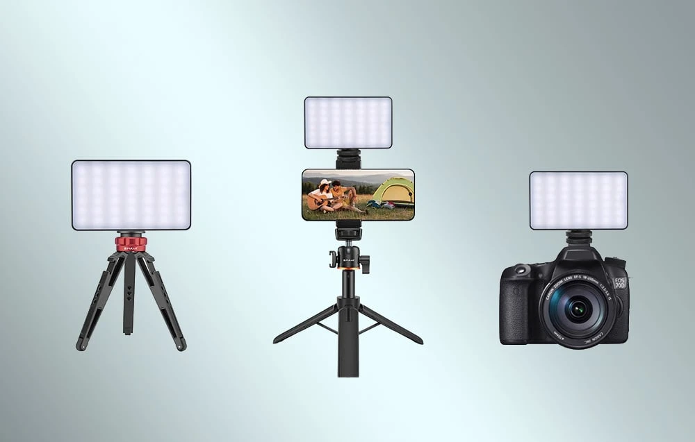 PULUZ Pocket LED Photo Lamp (Juodas) aprašymas - Prekės nuotrauka