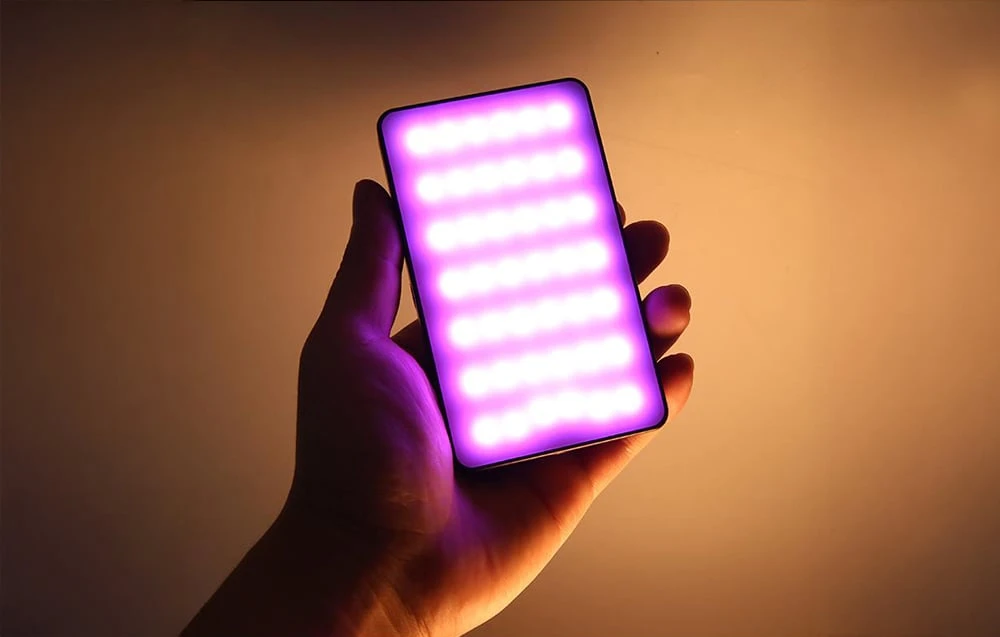 PULUZ Pocket LED Photo Lamp (Juodas) aprašymas - Prekės nuotrauka