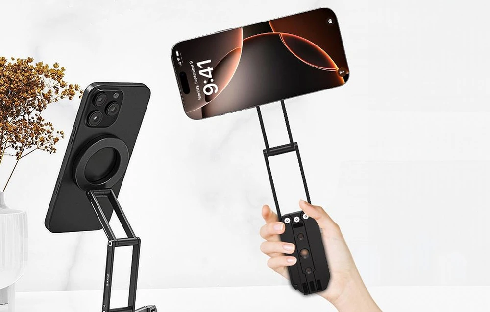 PULUZ PU3223B Phone Holder Juodas aprašymas - Prekės nuotrauka PULUZ PU3223B Phone Holder Juodas aprašymas - Prekės nuotrauka