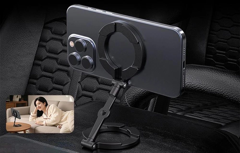 PULUZ PU3224B Phone Holder Juodas aprašymas - Prekės nuotrauka PULUZ PU3224B Phone Holder Juodas aprašymas - Prekės nuotrauka