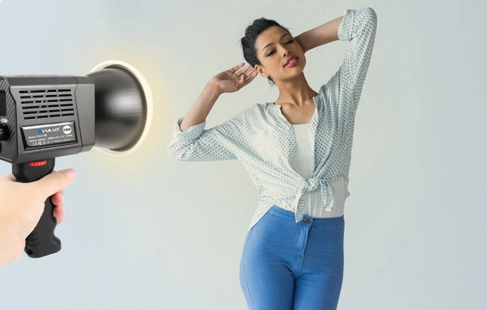PULUZ PU4119B 60W 2500K-6500K (Juodas) studio lamp. aprašymas - Prekės nuotrauka PULUZ PU4119B 60W 2500K-6500K (Juodas) studio lamp. aprašymas - Prekės nuotrauka