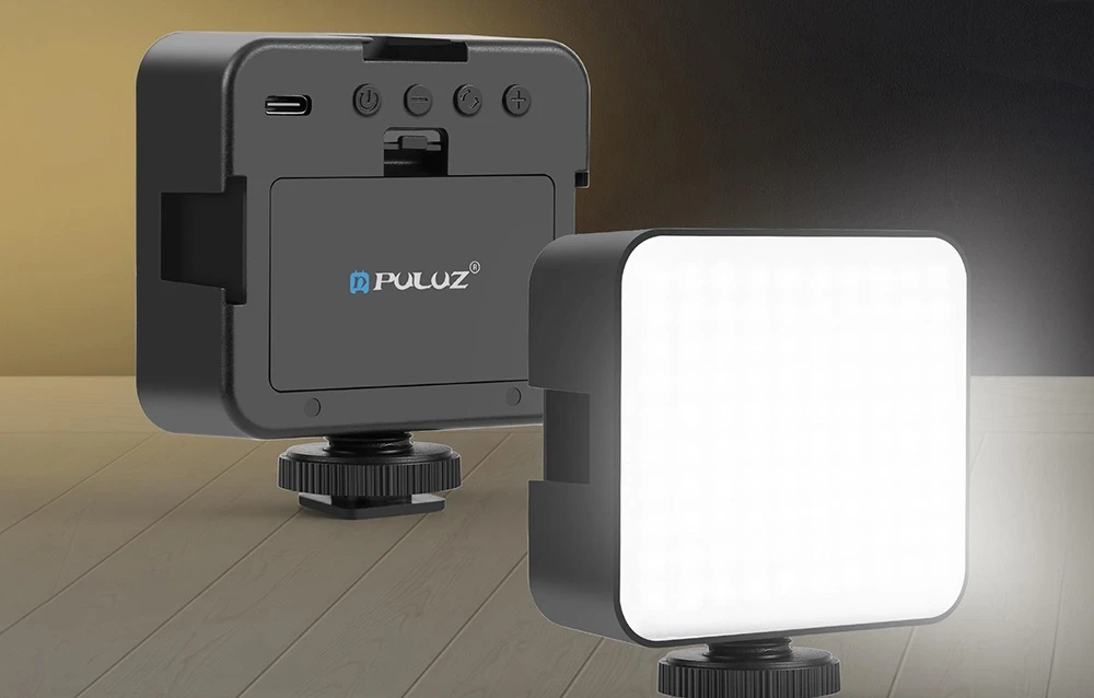 PULUZ PU4141B Video Lamp Juodas aprašymas - Prekės nuotrauka