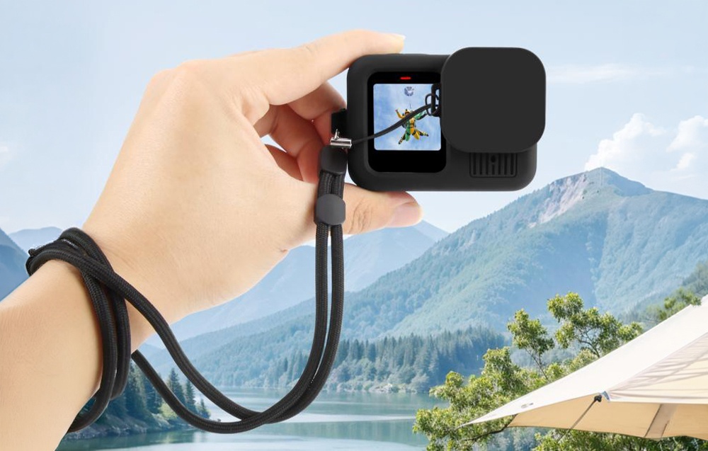 Puluz silikoninis dėklas, skirtas GoPro HERO13, juodas aprašymas - Prekės nuotrauka