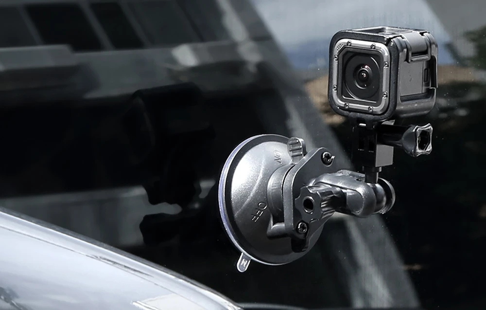 PULUZ suction cup mount for sports cameras (DJI, GoPro, Insta360) PU545B (juodas) aprašymas - Prekės nuotrauka PULUZ suction cup mount for sports cameras (DJI, GoPro, Insta360) PU545B (juodas) aprašymas - Prekės nuotrauka