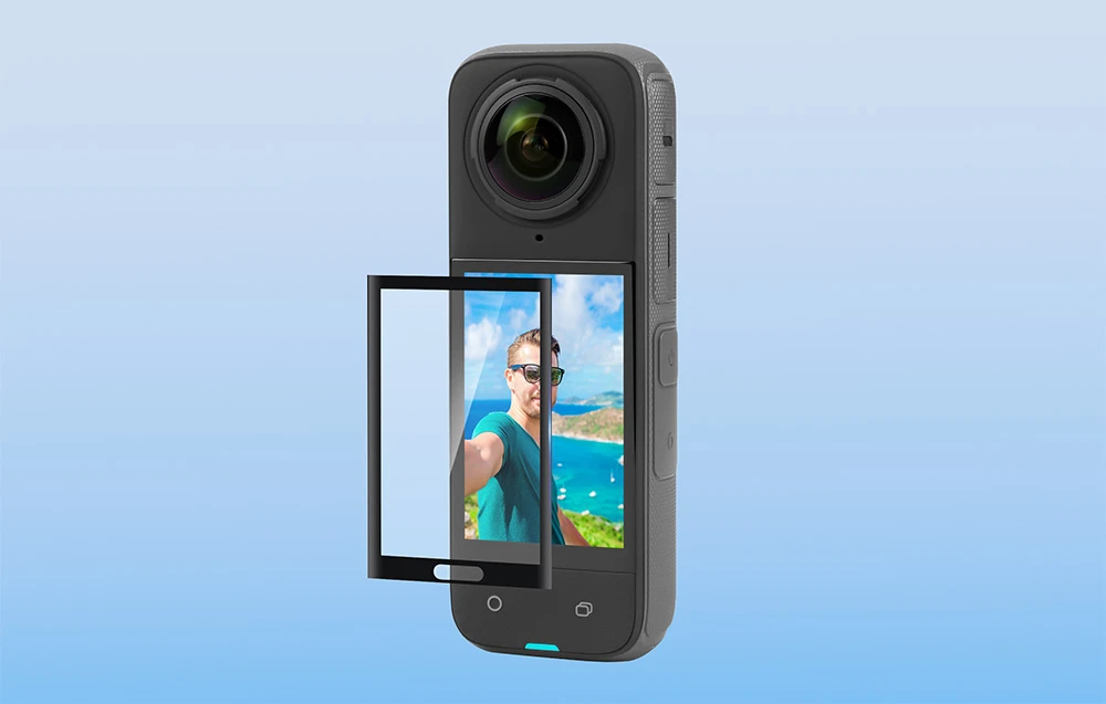 Grūdintas stiklas PULUZ, skirtas Insta360 X4 aprašymas - Prekės nuotrauka