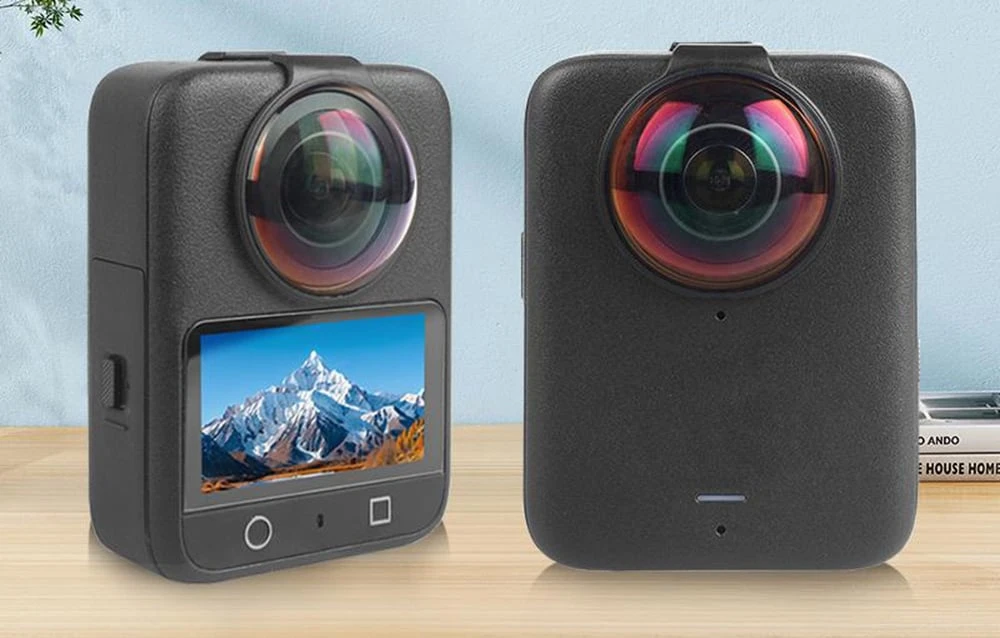 PULUZ Tempered Lens Protective Glass for DJI Osmo 360 (Juodas) aprašymas - Prekės nuotrauka