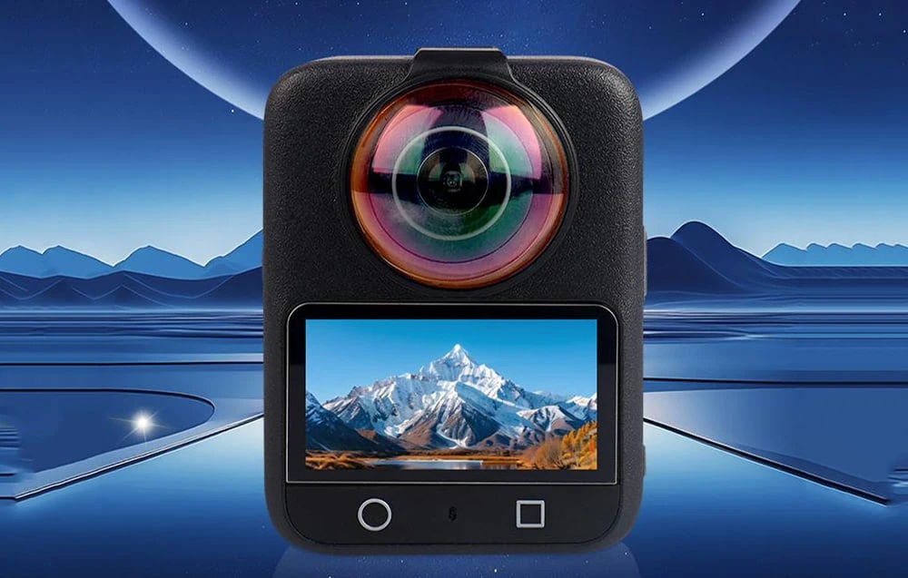 PULUZ Tempered Lens Protective Glass for DJI Osmo 360 (Juodas) aprašymas - Prekės nuotrauka