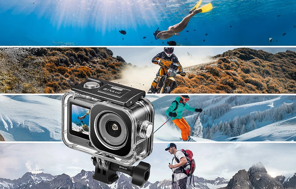 Puluz waterproof diving case for DJI Osmo Action 6 (iki 60m) aprašymas - Prekės nuotrauka