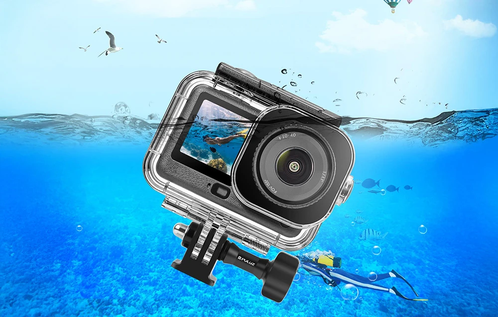 Puluz waterproof diving case for DJI Osmo Action 6 (iki 60m) aprašymas - Prekės nuotrauka