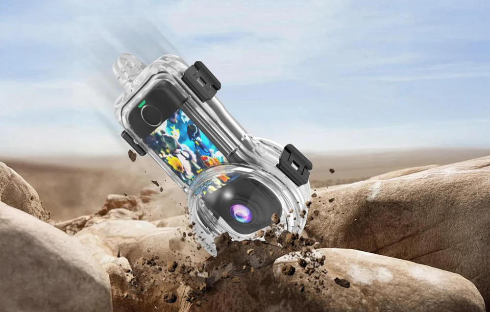 Puluz waterproof diving case for Insta360 X4 Air (iki 50m) aprašymas - Prekės nuotrauka