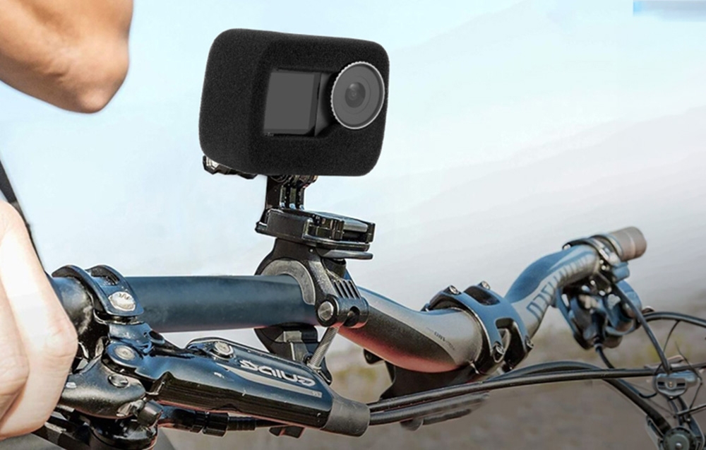 Puluz Windscreen for DJI Osmo Action 5 Pro/4/3 (Juodas) aprašymas - Prekės nuotrauka