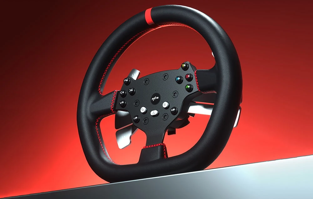 PXN-V10 Ultra žaidimų rinkinys - vairas + pedalas + spaustukai + tvirtinimo priedai (PS4 / Xbox One / PC / Xbox Series X&S) aprašymas - Prekės nuotrauka PXN-V10 Ultra žaidimų rinkinys - vairas + pedalas + spaustukai + tvirtinimo priedai (PS4 / Xbox One / PC / Xbox Series X&S) aprašymas - Prekės nuotrauka