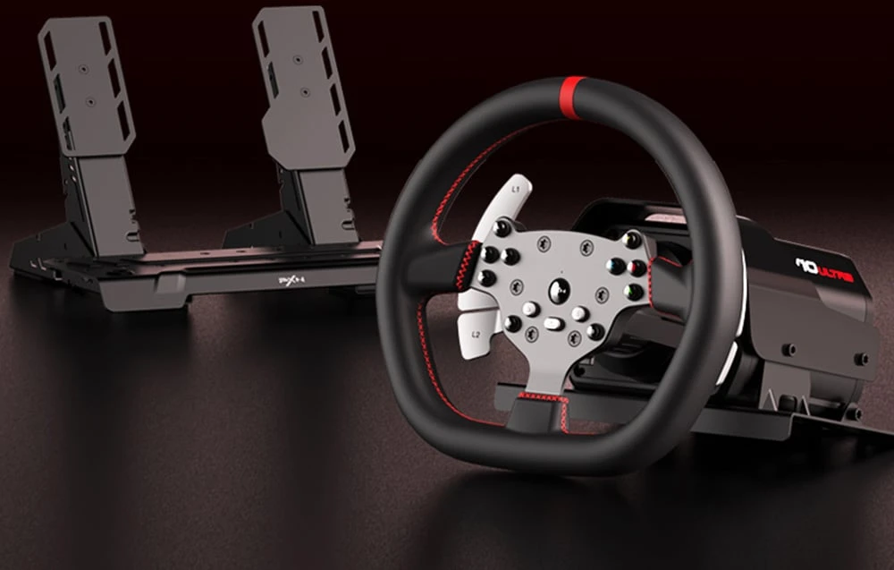 PXN-V10 Ultra žaidimų rinkinys - vairas + pedalas + spaustukai + tvirtinimo priedai (PS4 / Xbox One / PC / Xbox Series X&S) aprašymas - Prekės nuotrauka PXN-V10 Ultra žaidimų rinkinys - vairas + pedalas + spaustukai + tvirtinimo priedai (PS4 / Xbox One / PC / Xbox Series X&S) aprašymas - Prekės nuotrauka