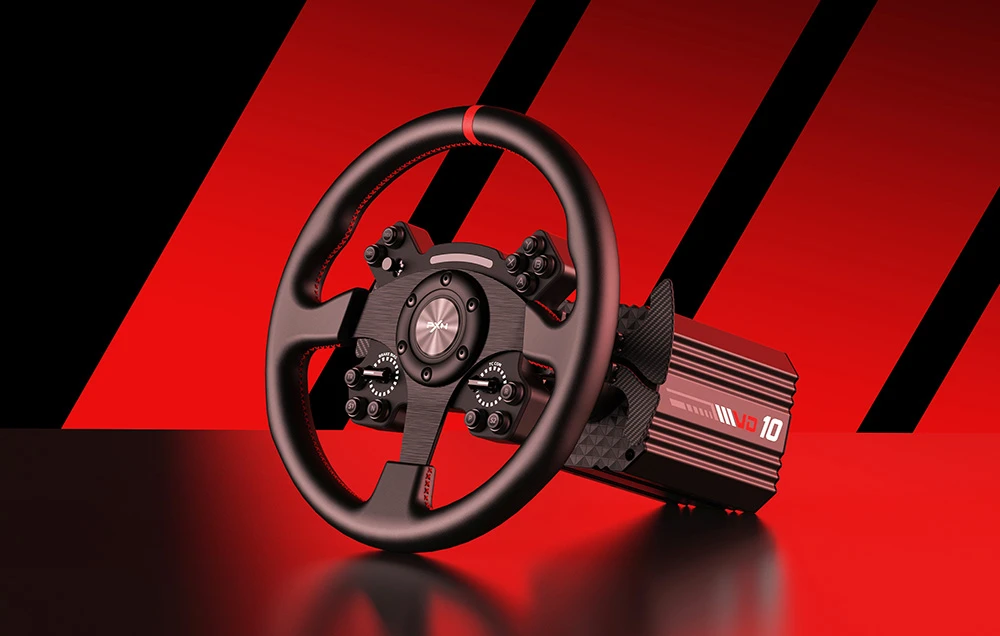 PXN VD10 CS base steering wheel aprašymas - Prekės nuotrauka