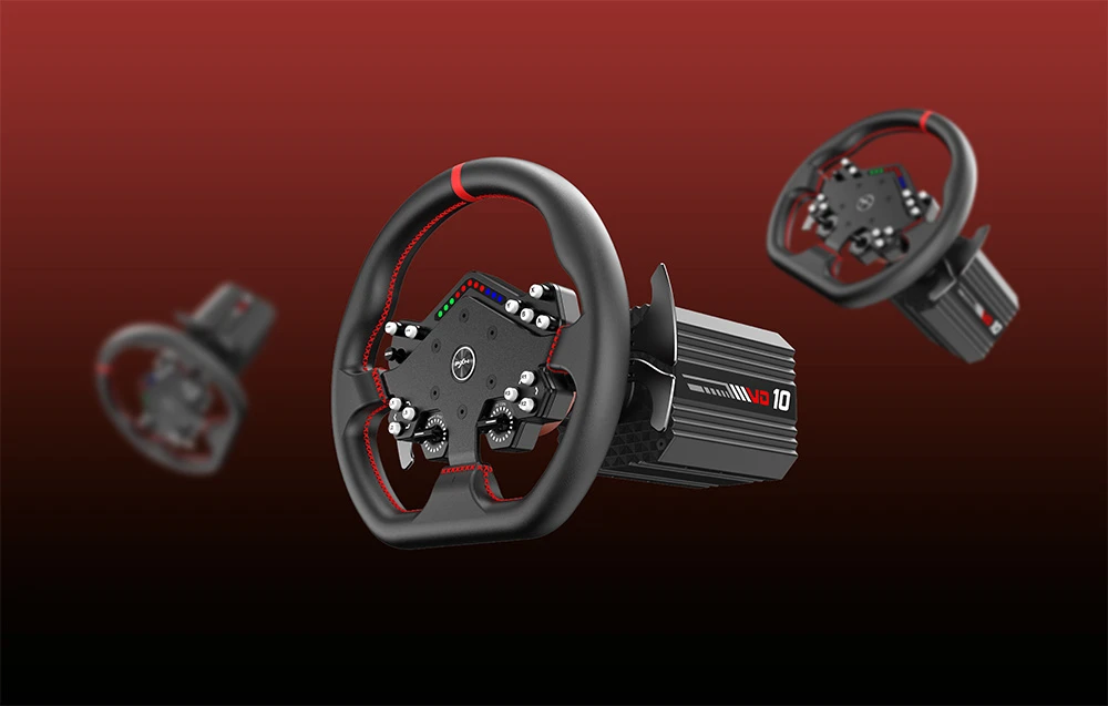 PXN VD10 DS base steering wheel aprašymas - Prekės nuotrauka