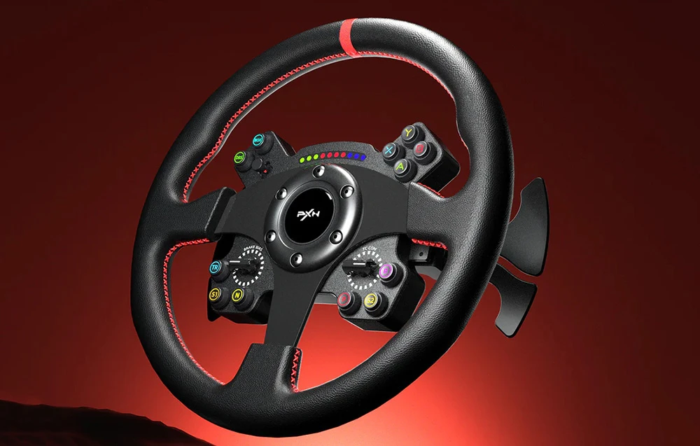 PXN WCS R2 gaming steering wheel aprašymas - Prekės nuotrauka