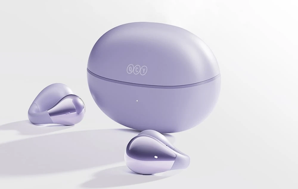 Ausinės QCY Crossky Clip C30 (violetinė) aprašymas - Prekės nuotrauka Ausinės QCY Crossky Clip C30 (violetinė) aprašymas - Prekės nuotrauka