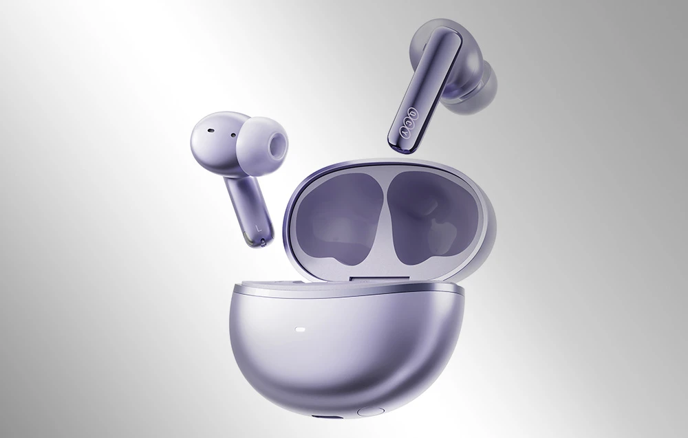 Ausinės QCY N70 HT18 LITE Belaidės Earbuds (Violetinė) aprašymas - Prekės nuotrauka