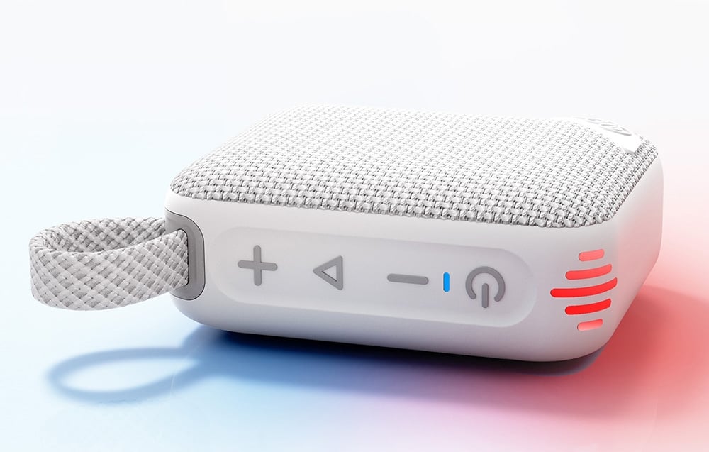 QCY SP2 IP67 Bluetooth Speaker su RGB Backlight ir Stereo Mode - Pilka Žalias aprašymas - Prekės nuotrauka