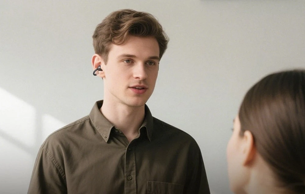 Ausinės QCY Belaidės Earphones Crossky C50 (pilkas) aprašymas - Prekės nuotrauka Ausinės QCY Belaidės Earphones Crossky C50 (pilkas) aprašymas - Prekės nuotrauka