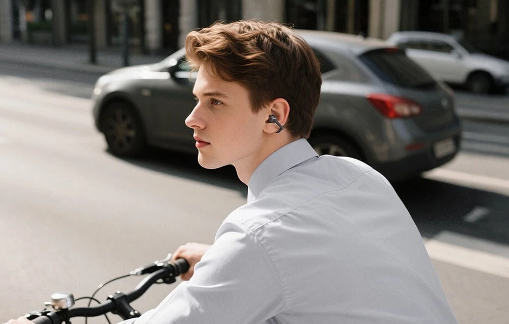 Ausinės QCY Belaidės Earphones Crossky C50 (pilkas) aprašymas - Prekės nuotrauka Ausinės QCY Belaidės Earphones Crossky C50 (pilkas) aprašymas - Prekės nuotrauka