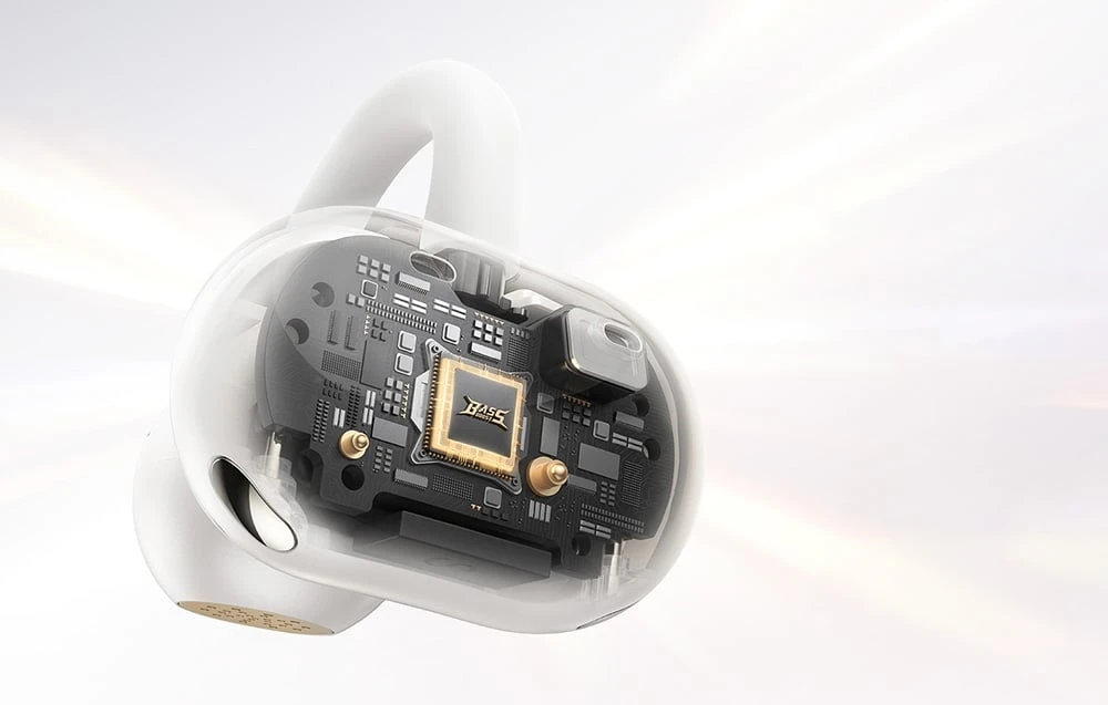 Ausinės QCY Belaidės Earphones Crossky C50 (baltas) aprašymas - Prekės nuotrauka Ausinės QCY Belaidės Earphones Crossky C50 (baltas) aprašymas - Prekės nuotrauka