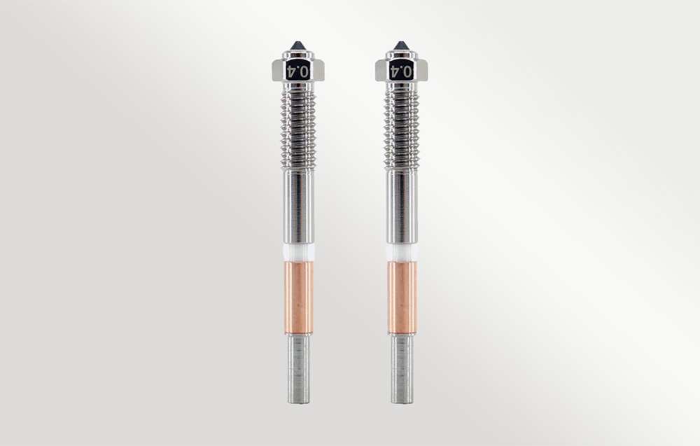 QiDi 0.4 mm Bimetal Nozzle for the Q2 Series (2 pcs.) aprašymas - Prekės nuotrauka