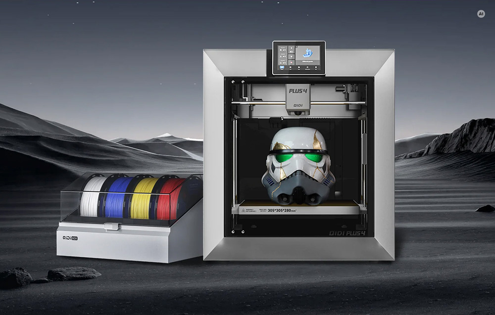 3D spausdintuvas - QIDI Plus 4 305 × 305 × 280 mm 370 °C 65 °C kamera aprašymas - Prekės nuotrauka