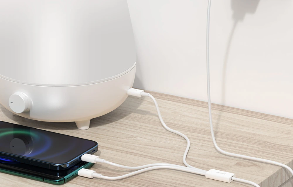 Greitas įkrovimas iš USB į M+L+C Baseus Superior Data 3.5A 0.5m (balta) aprašymas - Prekės nuotrauka Greitas įkrovimas iš USB į M+L+C Baseus Superior Data 3.5A 0.5m (balta) aprašymas - Prekės nuotrauka