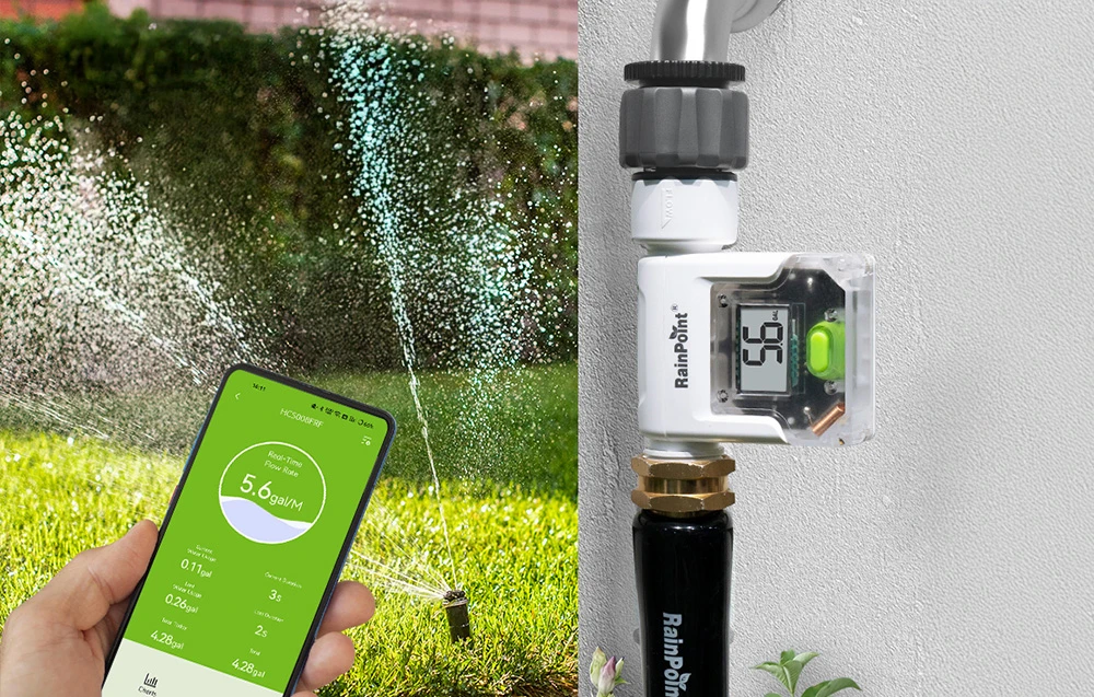 RainPoint Digital Vanduo Flow Meter aprašymas - Prekės nuotrauka