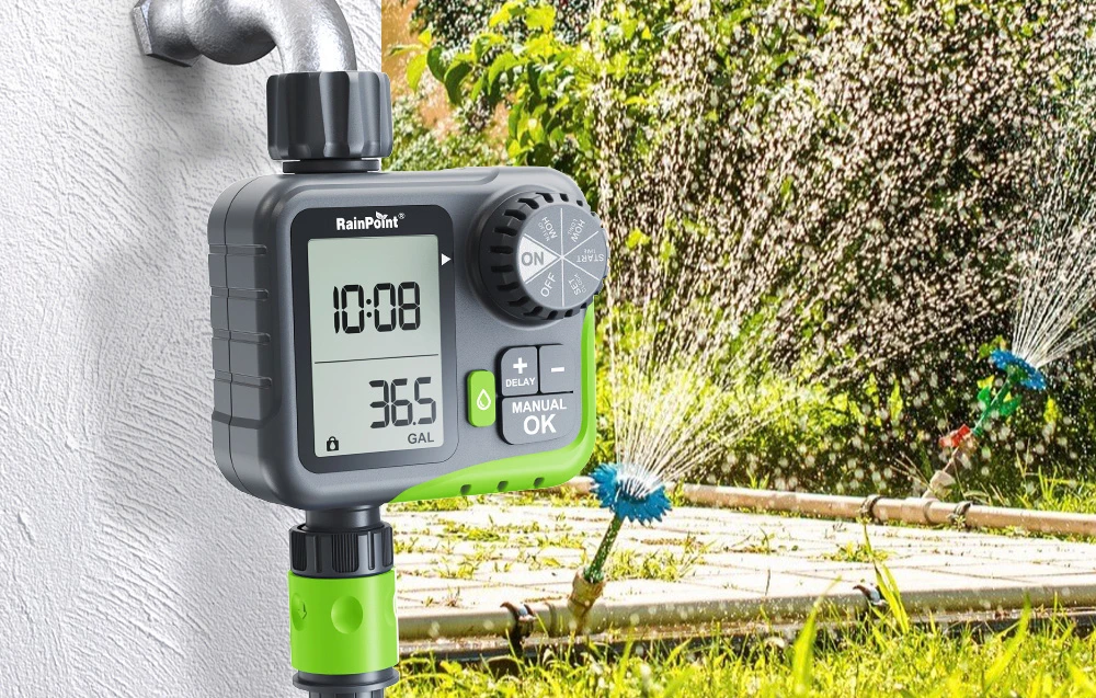 RainPoint ITV117 Irrigation Controller with Vanduo Usage Limiter aprašymas - Prekės nuotrauka