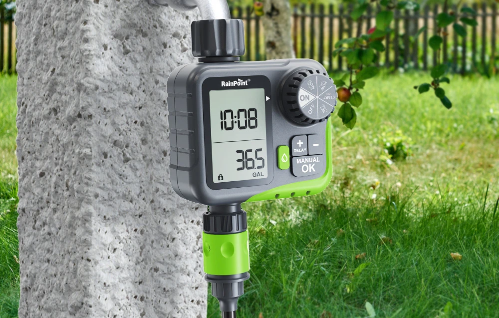 RainPoint ITV117 Irrigation Controller with Vanduo Usage Limiter aprašymas - Prekės nuotrauka