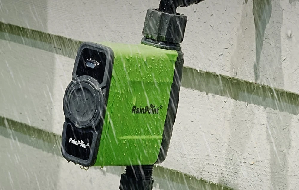 „RainPoint Wifi“ 1 zonos laistymo valdiklis su šliuzu aprašymas - Prekės nuotrauka „RainPoint Wifi“ 1 zonos laistymo valdiklis su šliuzu aprašymas - Prekės nuotrauka